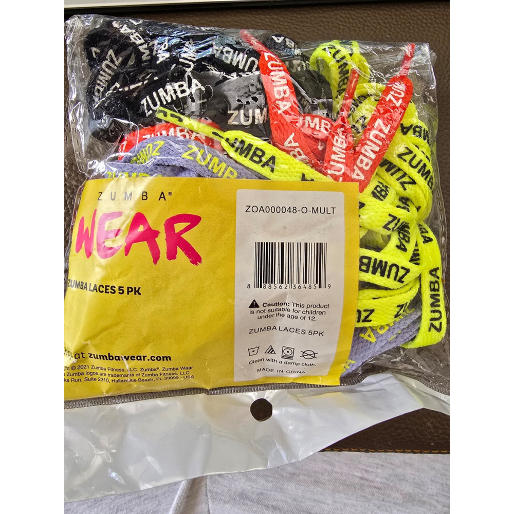 Zumba shoe laces 5pk